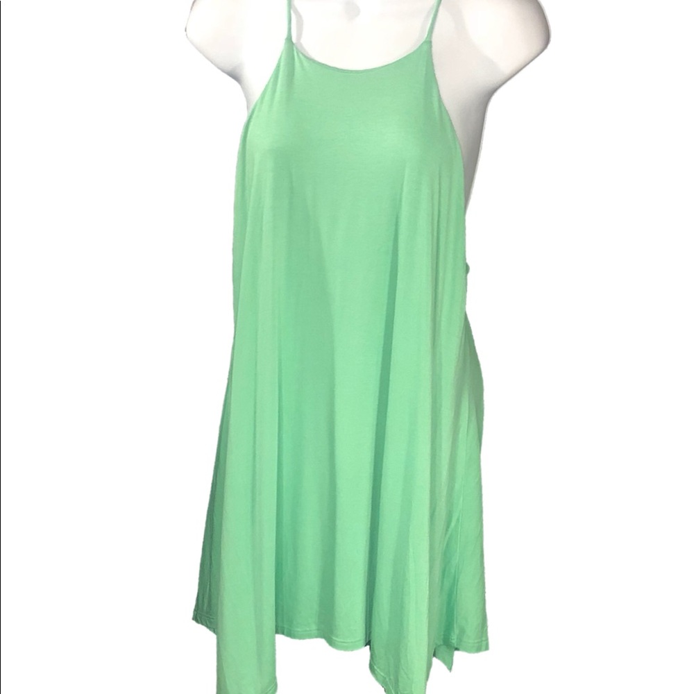 Riffraff Freeloader Mint Green Slip Dress NWT Sz M